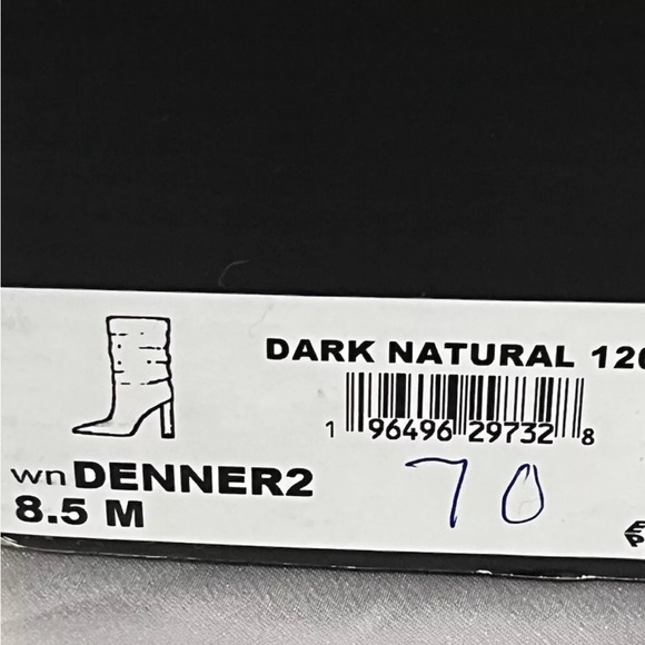 “Denner” Suede Slouch Boots SZ (8.5) New In Box “Dark Natural” Cute … - Picture 4 of 6